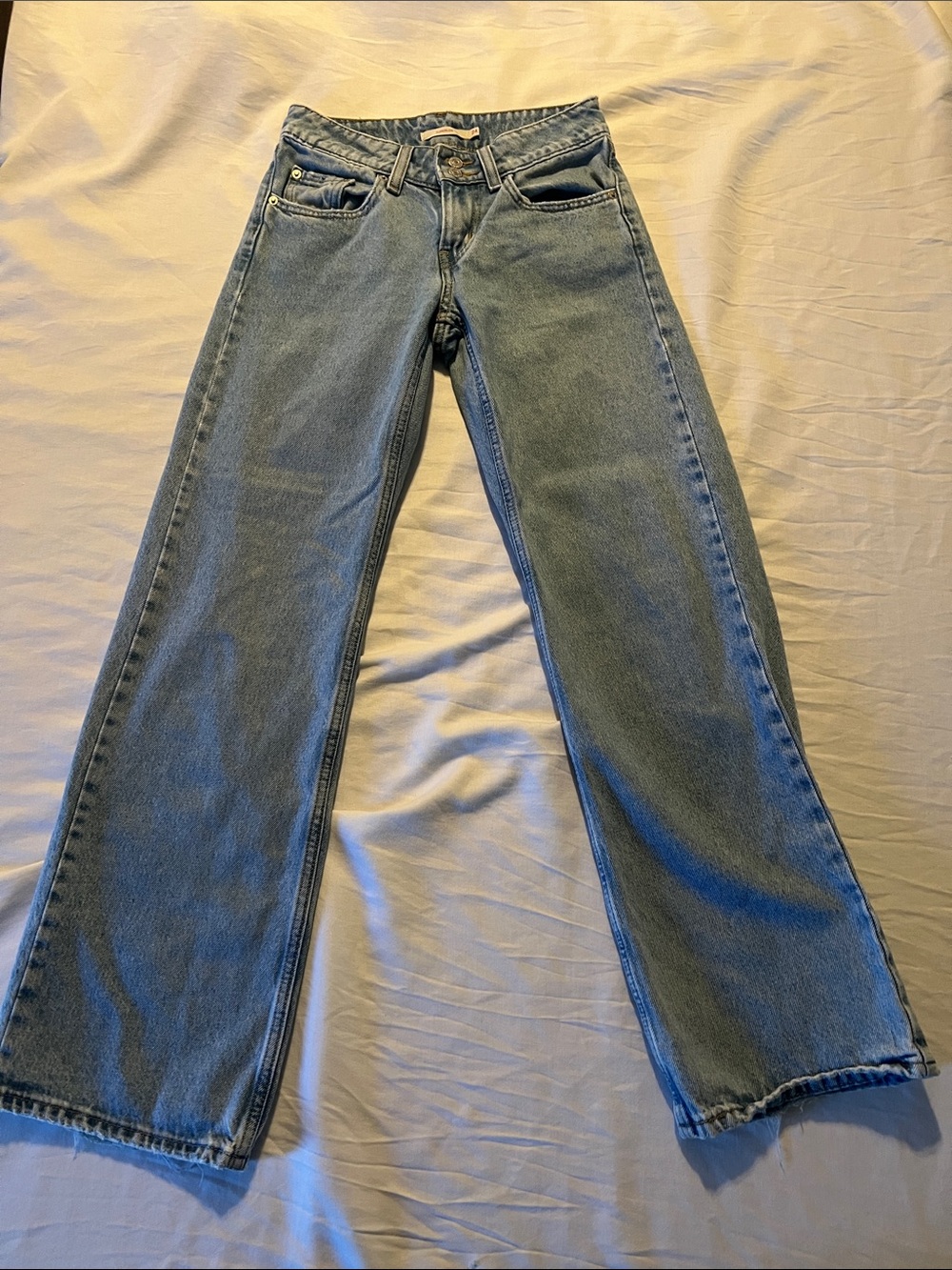 Levi's Light Blue Wide Leg Flare Jeans